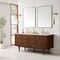 James Martin Vanities Amberly 72in Double Vanity, Mid-Century Walnut w/ 3 CM Eternal Marfil Top 670-V72-WLT-3EMR - alternate 5